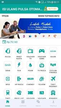 Topindo Pulsa Murah - Isi Ulang Pulsa Otomatis screenshot 2