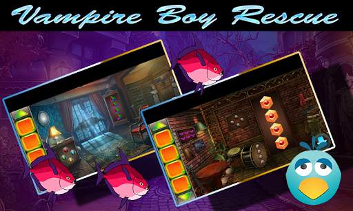Best Escape Game 433 Vampire Boy Rescue Game screenshot 1