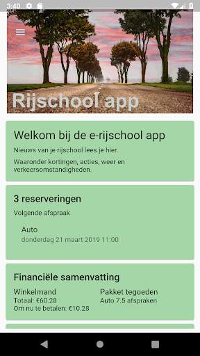 e-rijschool Mobile screenshot 2