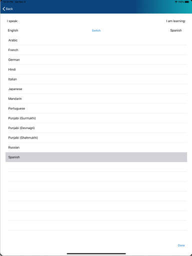 Encore!!! Language Learning screenshot 7