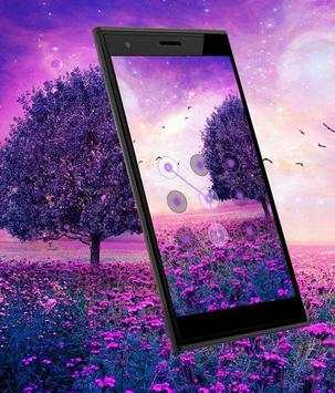 Green Applock Theme Purple screenshot 3