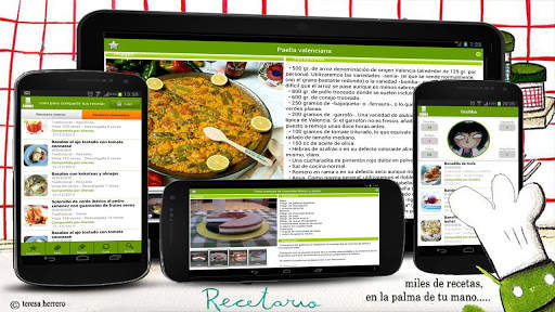 Recetario, recetas de cocina screenshot 1