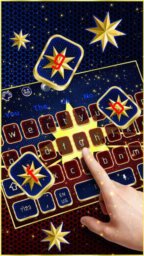 Amazing Superhero Keyboard Theme screenshot 2