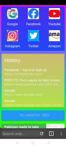 World browser screenshot 3