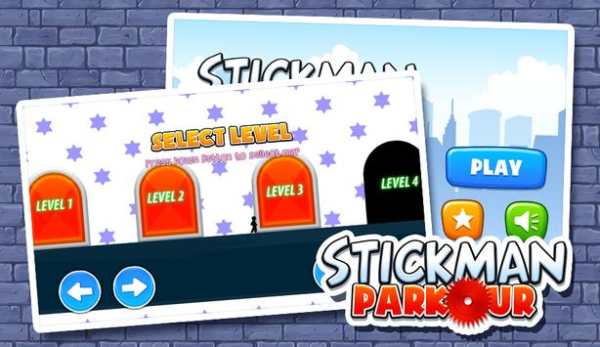 Stickman Shadow Parkour - Run and Jump screenshot 1