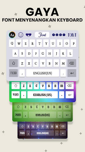 Font keyboard: Fonts stiker screenshot 3