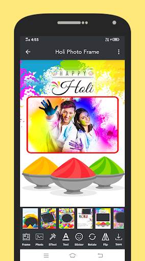 Holi Photo Frame screenshot 3
