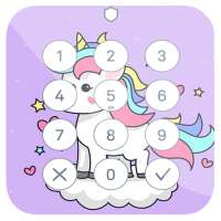 Unicorn Kawaii Pony Wallpaper Lock Screen & Emoji logo