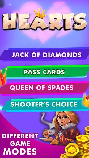 Hearts - Offline Card Games screenshot 2