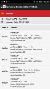 UPSRTC Mobile Reservation App screenshot 3