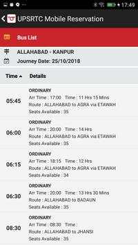 UPSRTC Mobile Reservation App screenshot 3