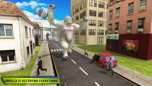 Angry Gorilla Rampage Attack Beast City Smasher screenshot 4