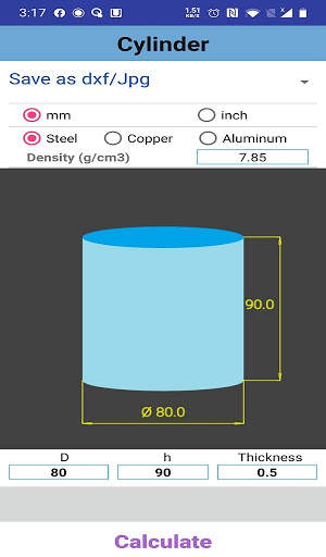cone calculator screenshot 10