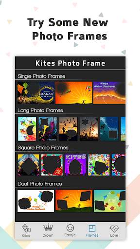 Kite Photo Frame - Makar Sankranti Photo Editor screenshot 2