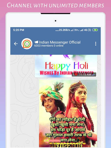 Indian Messenger- Indian Chat App & Social network screenshot 9