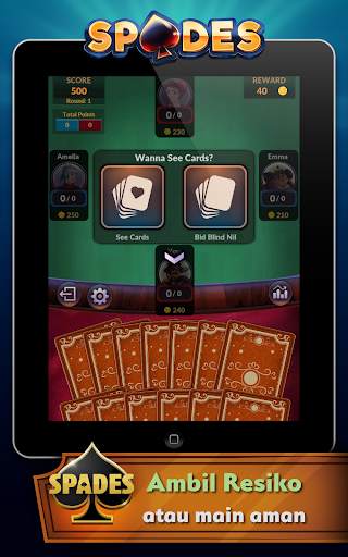 Spades - Game Kartu Offline Gratis screenshot 10