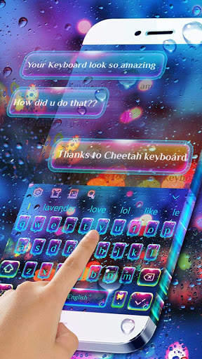 SMS Luminous Keyboard Theme screenshot 2