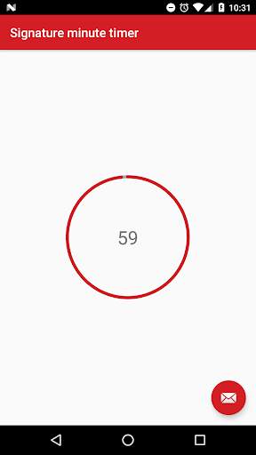 Signature minute timer screenshot 1