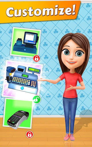 Supermarket Cash Register Sim: Girls Cashier Games screenshot 18