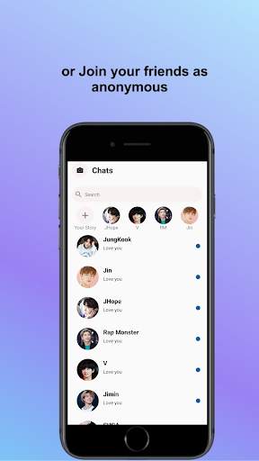 BTS Messenger Tiếng Việt (simulator) screenshot 3