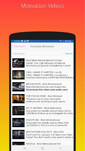 uAlarm - a simple yet valuable YouTube video alarm screenshot 7