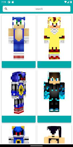 Soni Skins for Minecraft screenshot 2