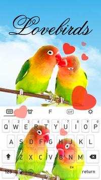 Lovebird Animated Keyboard screenshot 1