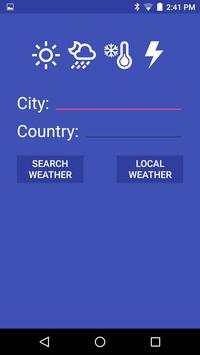 WeatherApp screenshot 1