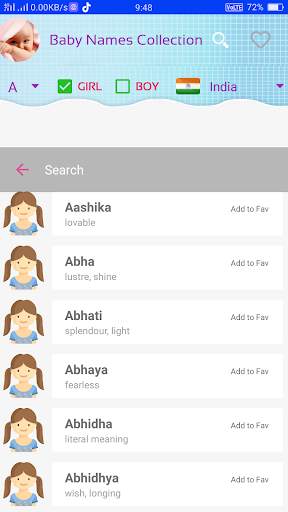 Baby Name Generator (Mom   Dad =Baby ) Suggestions screenshot 8