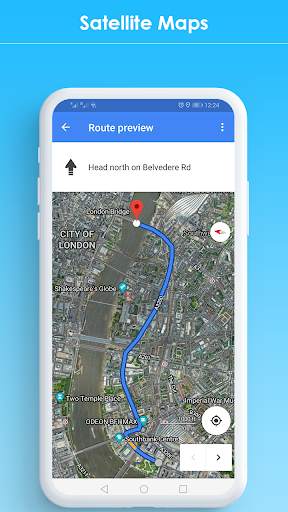 GPS Route Finder Maps Navigate screenshot 2