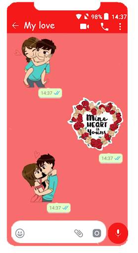 Love Stickers For Whatsapp 2020 screenshot 2