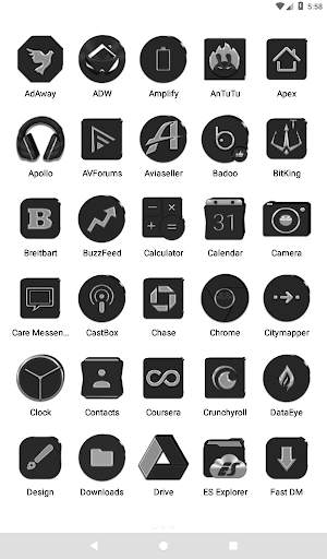 Grayscale Icon Pack screenshot 10
