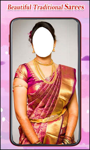 Beautiful Traditional Sarees Photo Editor New screenshot 10