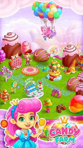 Candy Farm: Magic cake town & cookie dragon story screenshot 1