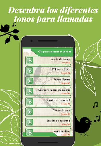 Sonidos de aves y pájaros para tonos de llamadas скриншот 3