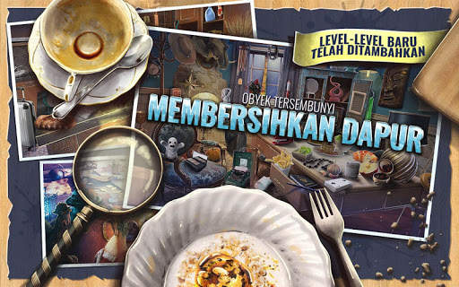 Benda tersembunyi - permainan membersihkan dapur screenshot 1