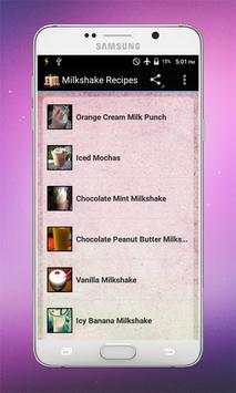 Milkshake Recipes screenshot 1