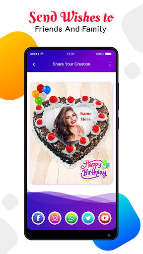 Name on Birthday Cake - Cake With Photo and Name 5 تصوير الشاشة