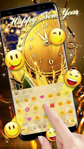 Happy New Year 2018 keyboard screenshot 3