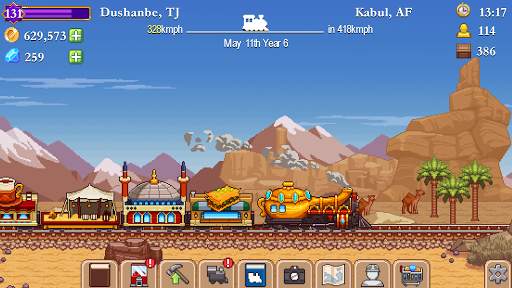 Tiny Rails - تاجر القطار 3 تصوير الشاشة