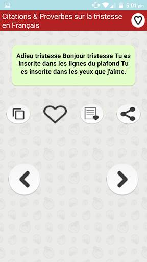 Citations Triste & Proverbes screenshot 1