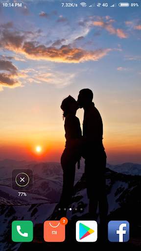 Romantic Kiss Wallpaper screenshot 3