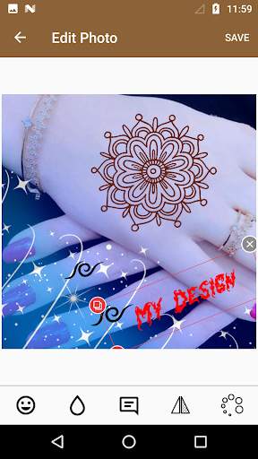 Mehndi Design Photo Editor screenshot 7
