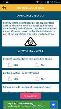 SmartCert Electrical COC screenshot 6