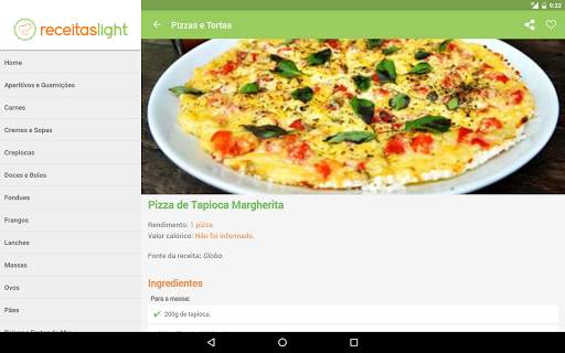 Receitas Light screenshot 8