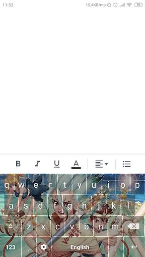 Anime Keyboard - Dr. Stone screenshot 6