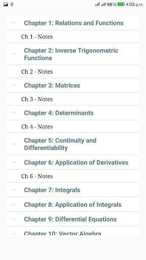 Class 12 Maths Notes screenshot 3