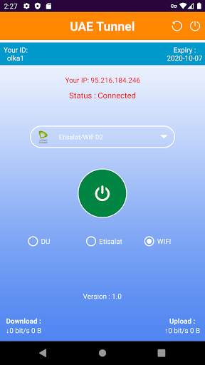 Uae Tunnel vpn screenshot 4