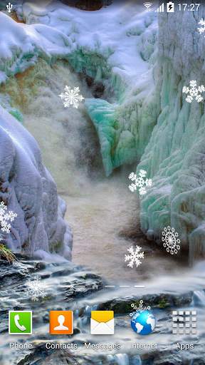 Winter Waterfalls Wallpaper screenshot 5
