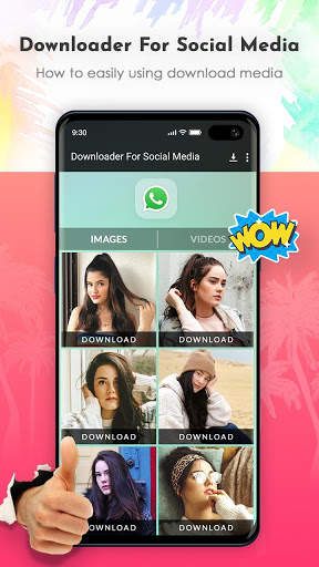 Downloader for all Social Media Download Saver app screenshot 3